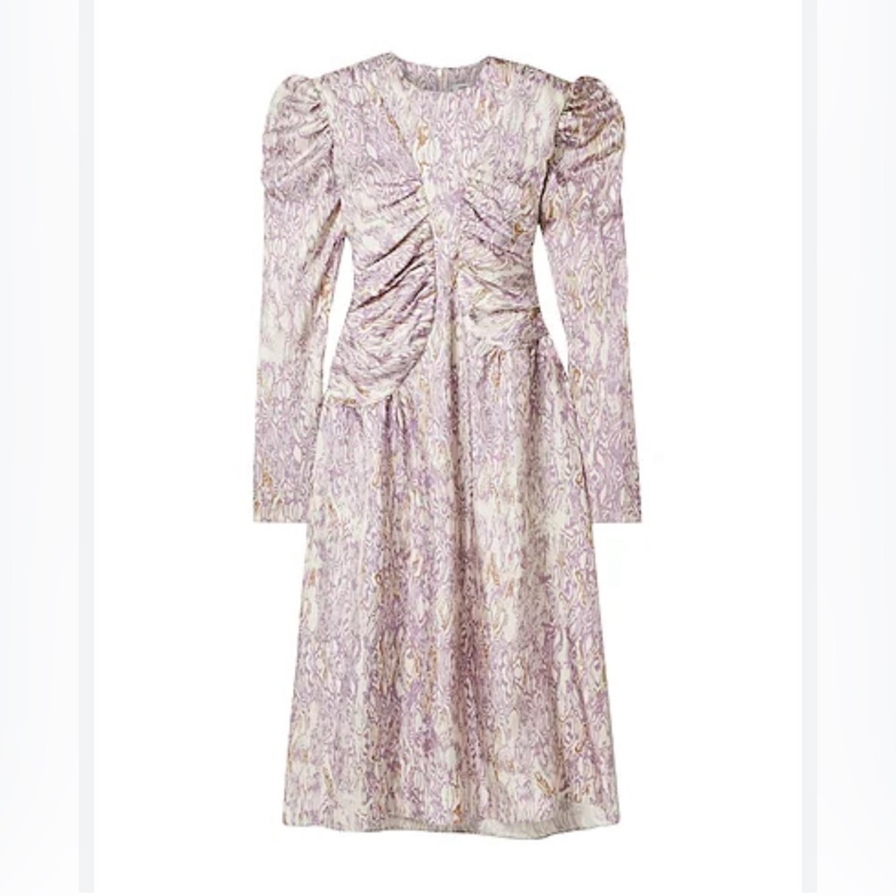NEW Wright Le Chapelain Silk Romantic Dress